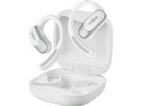 SHOKZ OpenFit Air, valkoinen Kuulokkeet Langattomat korvakoukut Puhelut/Musiikki/Urheilu/Arki Bluetooth Valkoinen