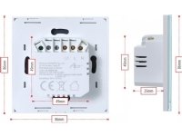 Art SMART LIGHT SWITCH ZIGBEE 3.0 yksittäinen valkoinen ART oem