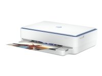 HP ENVY 6010e All-in-One - monitoimitulostin - väri - mustesuihku - 216 x 297 mm (alkuperäinen) - A4/Letter (tulostusmateriaali) - enintään 8 ppm (kopiointi) - enintään 10 ppm (tulostus) - 100 arkkia - USB 2.0, Bluetooth, Wi-Fi(ac) - taivaansininen - HP Instant Ink -yhteensopiva