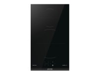 Gorenje GI3201BC, Musta, Kiinteä, 30 cm, Keittoalueinduktioliesi, Lasi, 2 alue(tta)
