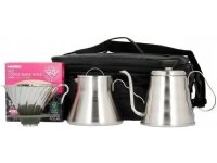 Hario Hario Hario - Outdoor Coffee Basic Set - kahvitarvikkeet pussin kanssa