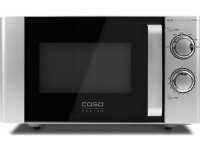 Caso Solo mikroaaltouuni, 20 l keittoalue, 800 watin mikroaaltoteho, 6 tehotasoa, mekaaninen St (03311)