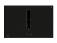 Neff V58NBS1L0, Musta, Sisäänrakennettava, 80 cm, Vyöhykkeellinen induktiokeittotaso, Keraaminen, 4 vyöhykettä(t)