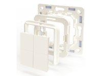 Shelly BLU Wall Switch 4, Buttons, Ivory, Plastic, Bluetooth Low Energy (BLE), 2400 - 2483.5 MHz, 10 m