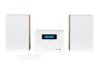 Thomson Thomson Thomson Mini Tower COSY Bluetooth Bass Boost CD Radio FM 50W Valkoinen