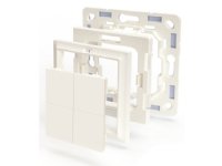 Shelly BLU Wall Switch 4, Buttons, Ivory, Plastic, Bluetooth Low Energy (BLE), 2400 - 2483.5 MHz, 10 m