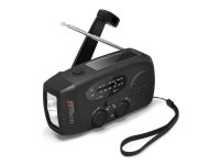 Technaxx TX-238, Kannettava, Analoginen & digitaalinen, AM, FM, Musta, ABS, Yksivärinen