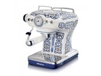Ariete 1389/1C, Espressokeitin, 0,9 L, Kahvikapseli, Jauhettu kahvi, 850 W, Sininen, Monivärinen