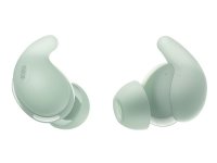 Sony LinkBuds Fit - Langattomat korvakuulokkeet mikrofonilla - in-ear - Bluetooth - aktiivinen melunvaimennus - vihreä