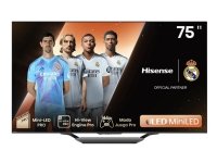 Hisense 190,5 cm (75&quot ) 4K Ultra HD Smart TV Wi-Fi Charcoal 1500 cd/m² TV Wi-Fi:llä