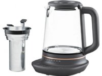 Electrolux E7GK1-8BP, 1,7 L, 2000 W, Musta, Kupari, Säädettävä termostaatti, Veden tason ilmaisin, Johdoton