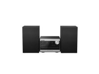 Panasonic SC-PM272, Kodin mikroaudiojärjestelmä, Hopea, 1 levyt, 20 W, 1-suuntainen, 10 cm