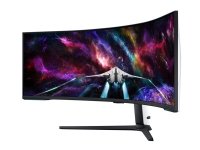Samsung Odyssey S57CG952NU, 144,8 cm (57), 7680 x 2160 pikseliä, LED, 1 ms, Musta, Valkoinen