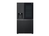 LG InstaView GSGV91EVAD, Freestanding, American door, Black, Touch, Inside, Glass