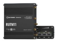Teltonika RUTM11, Ethernet WAN, Gigabit Ethernet, SIM card slot, Black