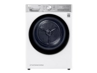 LG RH90V9AV2QR, Vapaasti seisova, Edestä täytettävä, Lämpöpumppu, Valkoinen, Rotaatio, Kosketus, Vasen
