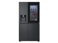 LG InstaView GSXE90EVDD, Freestanding, American door, Black, 3 door(s), Essence Black Steel, Touch