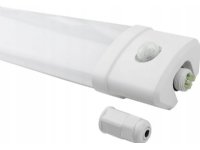 Hermeettinen valaisin PIR-liiketunnistimella, TRI-PROOF, 230Vac, 40W, 4800lm, 125cm, IP65, 4000K, LEDOM