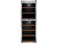 Caso WineComfort 1260 Smart, Kompressori viininjäähdytin, Vapaasti seisova, 126 pullo(a), 135 W, Sisätilojen valo, Musta, Hopea
