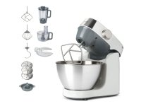Kenwood Prospero+, 4,3 L, Ruostumaton teräs, Valkoinen, Kääntyvä, 1,6 kg, 8 munaa, Ruostumaton teräs