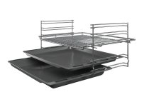 Siemens iQ500 HK9S5A240, Vapaasti seisova liesi, Musta, Kääntyvä, Kosketus, Edessä, 1,2 m, Elektroninen
