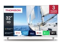 Thomson 32HG2S14W, 81.3 cm (32), 1366 x 768 pixels, LCD, Smart TV, Wi-Fi, White