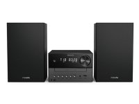 Philips 3000 series TAM3505M2/12, Home audio micro system, Black, 20 W, 6 O, 66 - 20000 Hz, DAB, DAB+