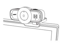 AUKEY Webcam PC-LM3, resoluutio 1080 P Full HD, kaksoismikrofoni melunvaimennuksella, USB 2.0 -liitäntä, automaattitarkennus, sis. klipsi