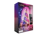 Twinkly Candies - 100 helmenmuotoista RGB-lediä, vihreä kaapeli, USB-C