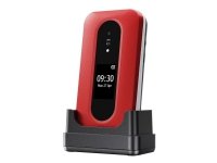 Doro Leva L30, simpukka, yksi SIM, 7,11 cm (2,8), 2 MP, 1150 mAh, punainen, valkoinen