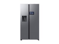 Samsung Series 9 RS90F64EDT, Freestanding, American door, Stainless steel, 2 door(s), 36/64, LCD