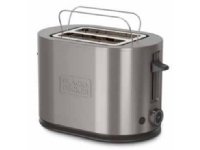 Black & Decker BXTO901E, 2 slice(s), Stainless steel, Rotary, 900 W, 14.5 cm, 4.2 cm