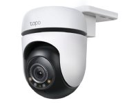 TP-Link Tapo TC41 V2, IP security camera, Indoor & outdoor, Wireless, Amazon Alexa & Google Assistant, Ceiling/Wall/Pole, Black, White