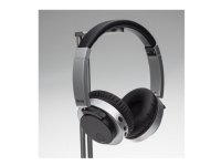 Denver BTN-206 BLACK, Langallinen & langaton, Puhelut/Musiikki, 410 g, Kuulokkeet, Musta, Hopea