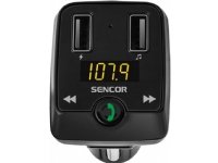 FM-lähetin Sencor FM-lähetin SWM 3535 BT Modulaattori BT/MP3, 2x USB, micro TF/SD -SWM 3535 BT