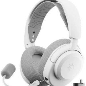 SteelSeries Arctis Nova 3X -langattomat pelikuulokkeet mikrofonilla, Valkoinen