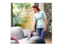 Black & Decker NVC115W, Kuiva, Suodatus, 630 l/min, Pussiton, Harmaa, Purppura, 0,385 L