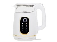Electric kettle glass with LED display & temperature regulation 1,7L