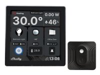 Shelly Wall Display Black + BLU H&amp T Black - WiFi-kosketusnäyttö