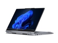 Lenovo ThinkBook 14 2-in-1 G5 IAU 21SQ - Flip Design - Intel Core Ultra 7 - 255U / jopa 5,2 GHz - Win 11 Pro - Intel Graphics - 32 GB RAM - 512 GB SSD NVMe - 14 IPS-kosketusnäyttö 1920 x 1200 - Wi-Fi 6E, Bluetooth - luna harmaa - bbd: pohjoismainen (tanskalainen/suomalainen/norjalainen/ruotsalainen/ruotsalainen) - 2 vuoden Lenovo-tuella, CO2-laskutuksella 0,5 tonnia (2. Gen)