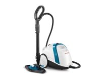 Polti Vaporetto Smart 100_B, Sylinterillinen höyrypuhdistin, Sininen, Valkoinen, Painikkeet, Ruostumaton teräs, CE, 1500 W