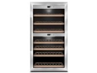 Caso WineComfort 660 Smart, Kompressori viininjäähdytin, Vapaasti seisova, 66 pullo(a), 60 W, Sisätilojen valo, Ruostumaton teräs