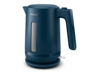 Philips 3000 series Vedenkeitin, 1,7 L, 2200 W, Sininen, Akryylinitriilibutadieenistyreeni, Ylikuumenemissuoja, Langaton