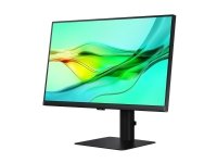 SAMSUNG VIEWFINITY S24D604U 24 16:9 2560X1440 IPS, 5MS, 350NITS, 100HZ, HDR10, SRGB 99%, HAS/SWIVEL/PIVOT/TILT, HDMI/DP/USB-C (90W),LAN,DP OUT(DAISY CHAIN), USB3 HUB, KVM SWITCH, VESA 100, USB-C & HDMI CABLE IN BOX