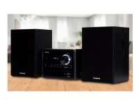 Aiwa MSBTU-300, Kodin mikroaudiojärjestelmä, Musta, 1 levyt, Etu, 20 W, 2-suuntainen