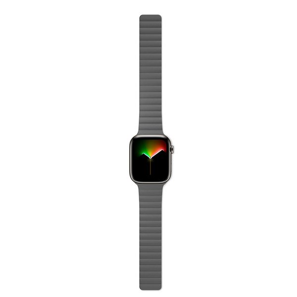 EPICO Watch Strap Magnetic for Apple Watch 42/44/45/49 mm - GREY/green