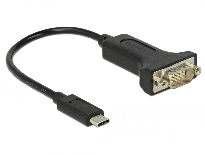 Delock Adapter USB Type-C > 1 x Serial DB9 RS-232