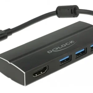 USB 3.1 Gen 1 Adapter USB Type-C to 3 x USB 3.0 Type-A Hub + 1 x HDMI