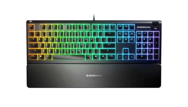 SteelSeries Apex 3, Whisper Quiet -pelinäppäimistö, musta