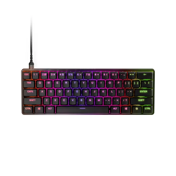SteelSeries Apex 9 Mini, Linear OptiPoint -pelinäppäimistö, musta